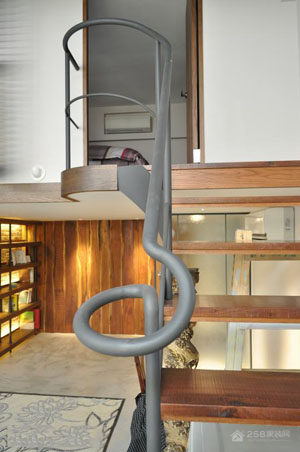 高挑小户型装修 复式设计变身别墅