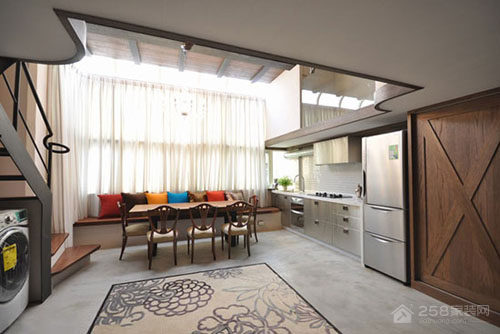 高挑小户型装修 复式设计变身别墅